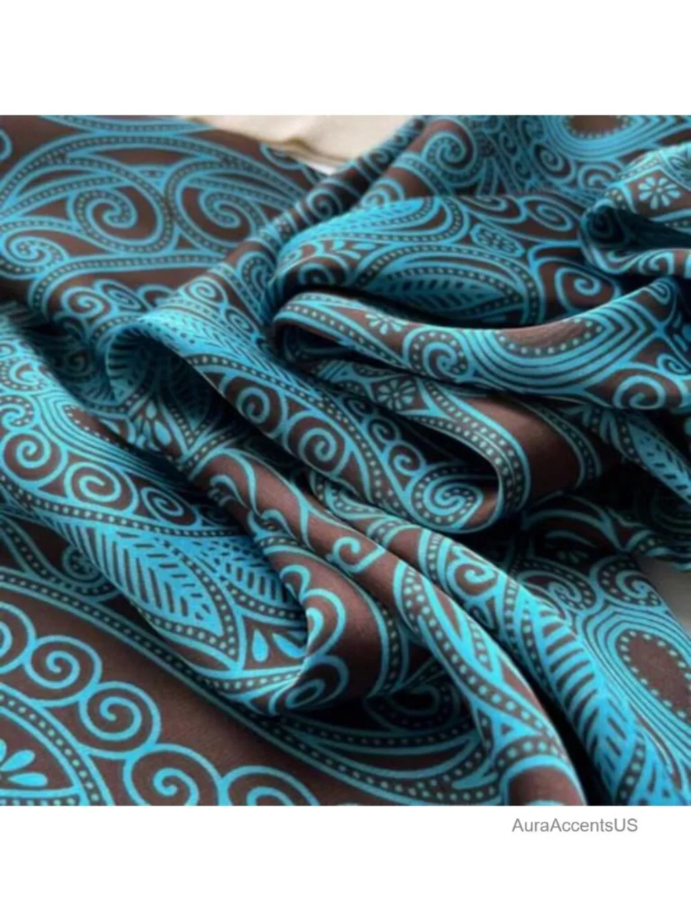 XL 43 Inch Square Scarf Polyester Satin Silk Wrap Headscarf Hair Scarf